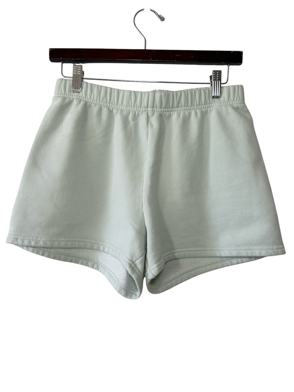 TNA Women’s Light Mint Cozy Perfect Fleece 3” Inseam Casual Pull On Shorts-Small